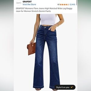 Grapent High Waisted Flare Jeans.